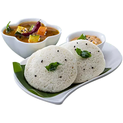 "Idli - 2 plates (Minerva Coffee Shop) (Tiffins) - Click here to View more details about this Product